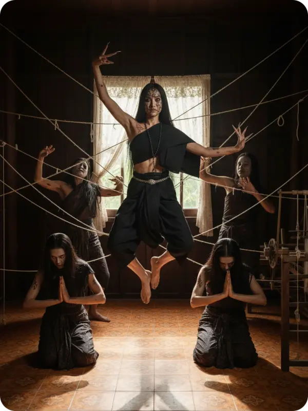 Thai Dance Ritual: Shadow Weaving & Ghosts