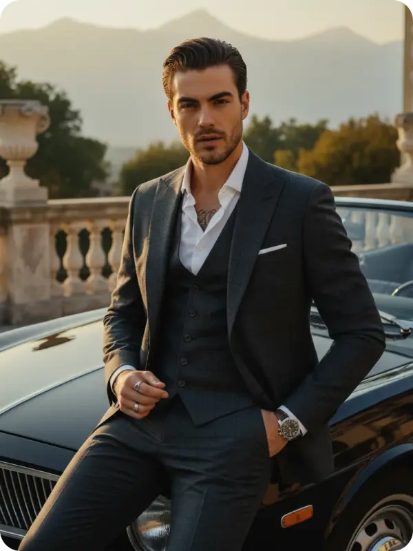 Italian Villa: Suited Confidence