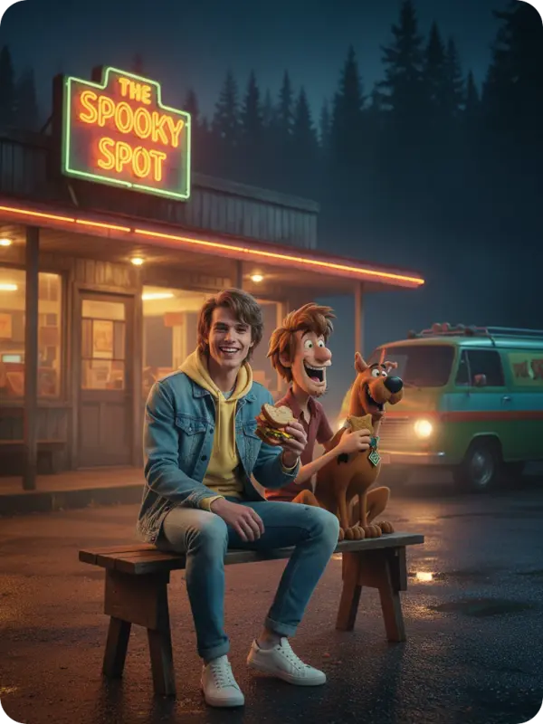 Scooby Doo Mystery: Shaggy, Snack & Diner