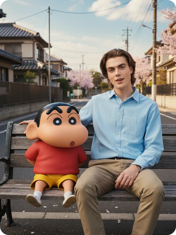 Shinchan Kasukabe: Suburban Sit & Smile