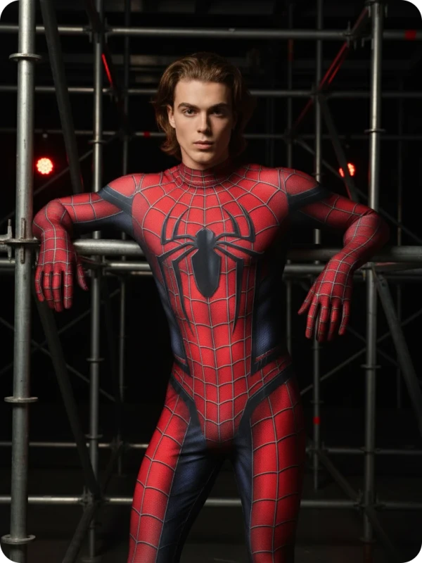 Spider-Man Catsuit: Industrial Red Glow