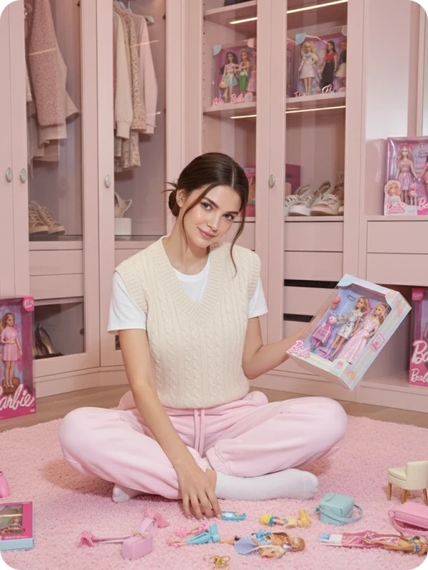 Barbie Core Dream: Collectibles in Pink Glow