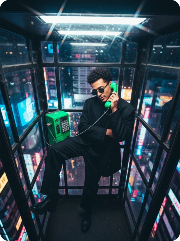Neon Tokyo: Phone Booth Flash & Shades