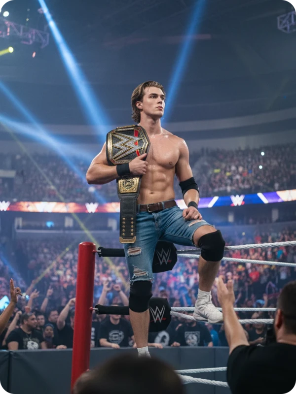 WWE Champion: Post-Match Corner Triumph