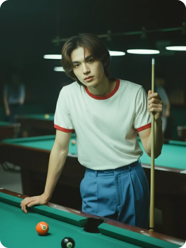 90s Poolroom: Introspective Ringer Tee