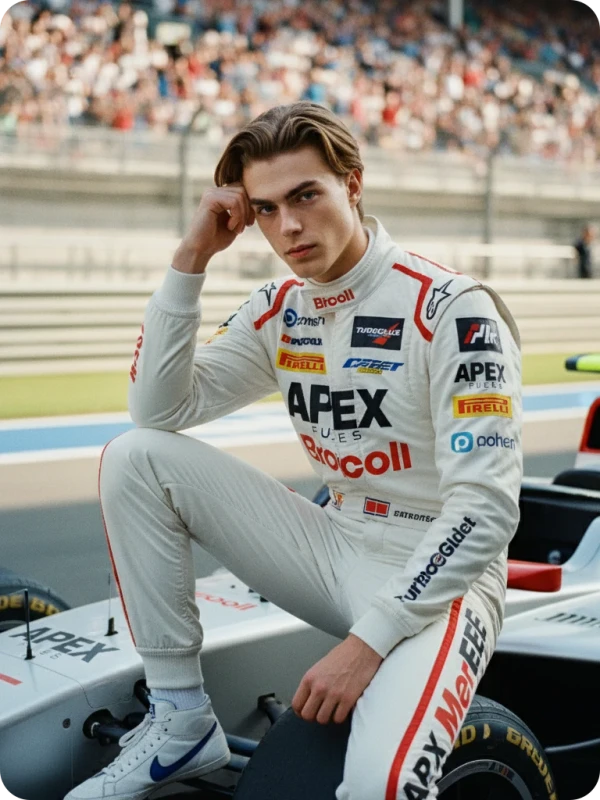 Race Car Charisma: Trackside Portrait