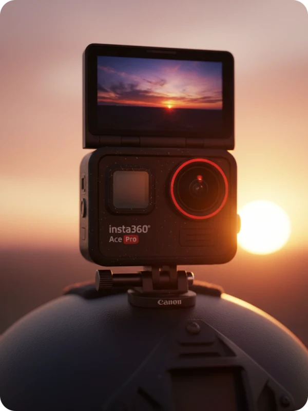 Insta360 Ace Pro Sunset Close-up