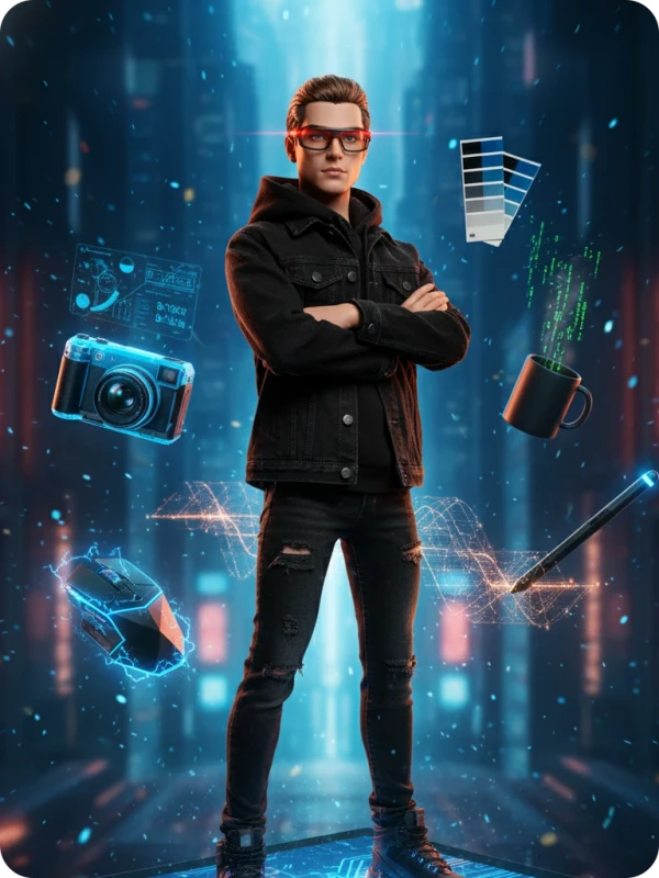 Digital Doll: Urban Cyberpunk Artist